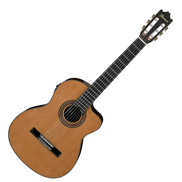 Violão 6C Nylon Amber High Gloss Ibanez Classical GA6CE-AM