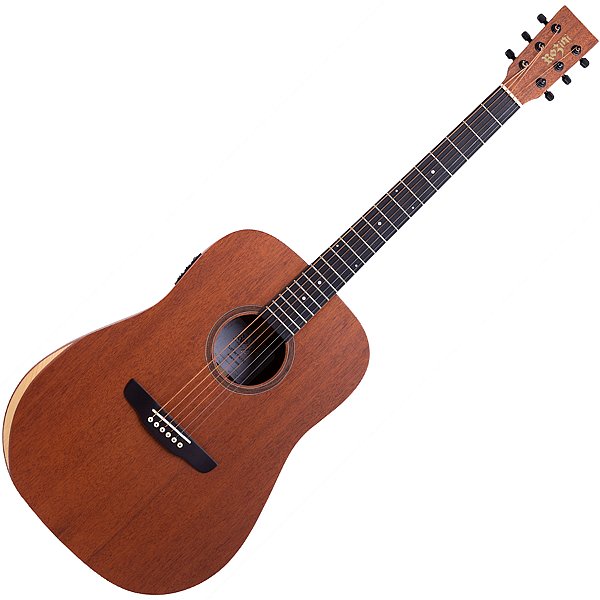 Violão Eletroacustico Folk Mahogany Rozini Rx340 ATFM Fishman Custom