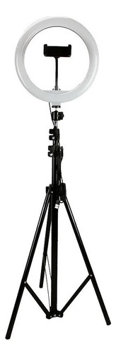 Ring Light Iluminador Led Profissional 26cm Tripé 2,10m