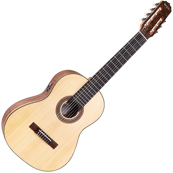 Violão Elétrico Studio 7 Cordas Fosco Ativo Rozini RX517 RE2.F.LP