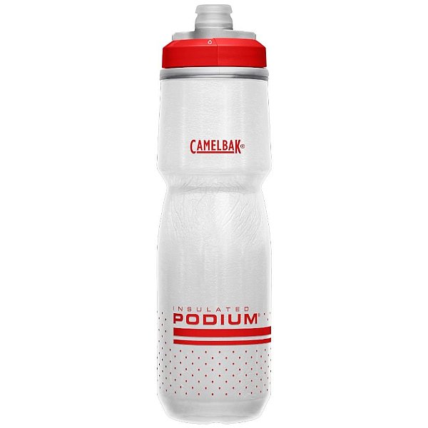 Garrafa Camelbak Podium Chill Branco Vermelho-19 710ml