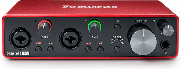 Focusrite Scarlett 2i2 ( 2ª Geração )
