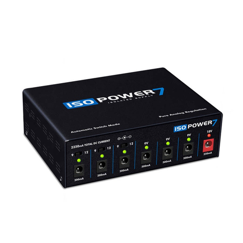 Fonte Isolada Landscape Pedal Isopower 7, 9v 12v 18v