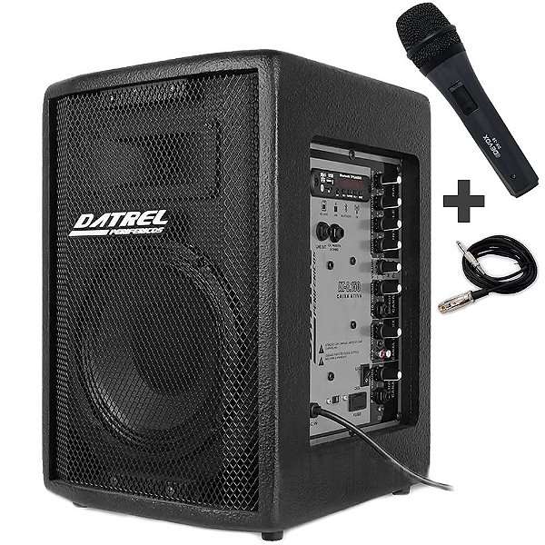 Caixa De Som Ativa Datrel AT8-150 Bluetooth 150W 8 Pol Bivolt