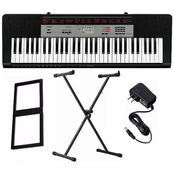 Kit Teclado Musical Ctk-1500 + Suporte St200 - Casio