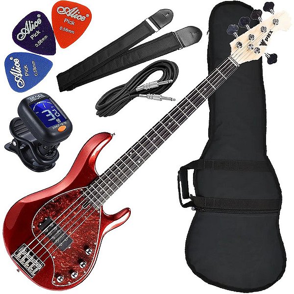 Kit Contrabaixo Elétrico Phx Msr-5 Mrd Five 5 Cordas