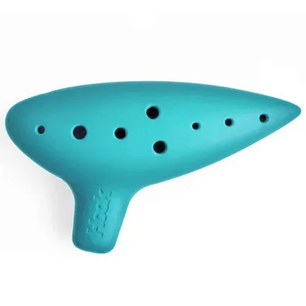 Flauta Ocarina Hook Plástico 11 Furos Zelda Blue Sky 30025
