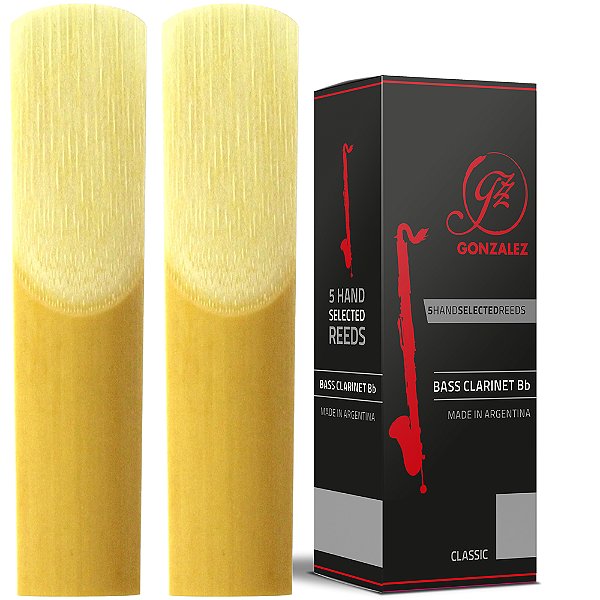 Kit 2 Palhetas Para Clarinete Classic 3 GCLC3 Gonzalez