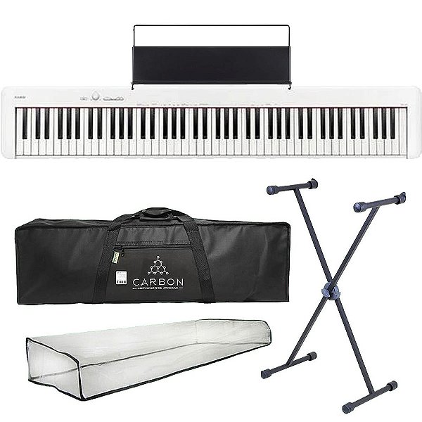 Kit Piano Digital Casio CDP-S110WE Branco TX01