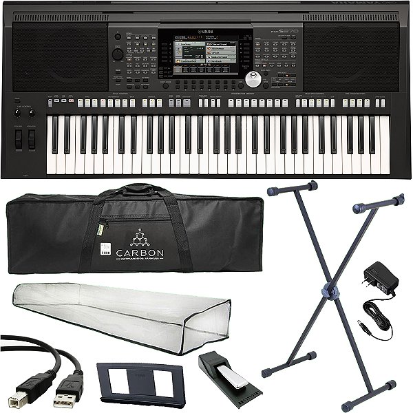 Kit Teclado Arranjador Yamaha Psr-s970 Multi Funções Serie S Tx02