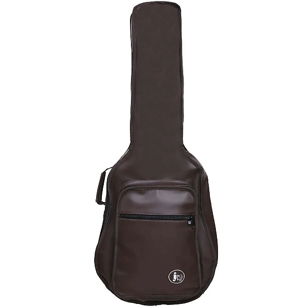 Capa Bag Violão Clássico Acolchoada Cargo Couro Marrom