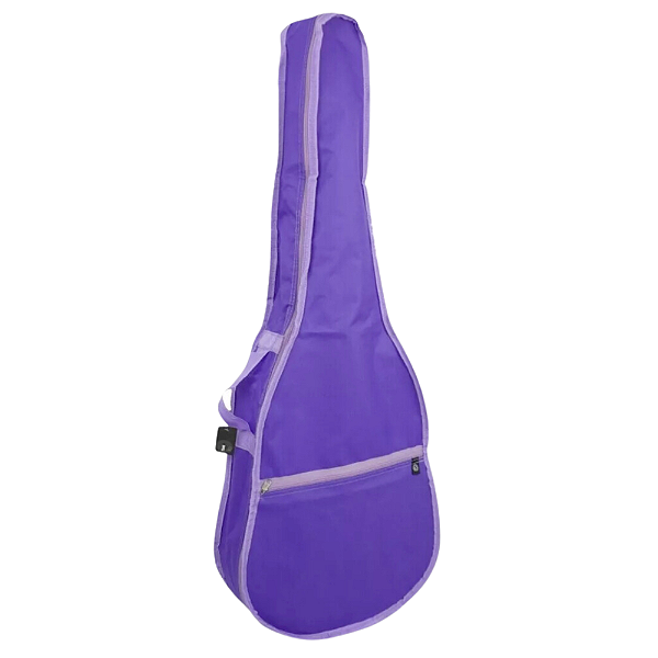 Capa Bag Para Violão Clássico / Folk Nylon Simples Lilás
