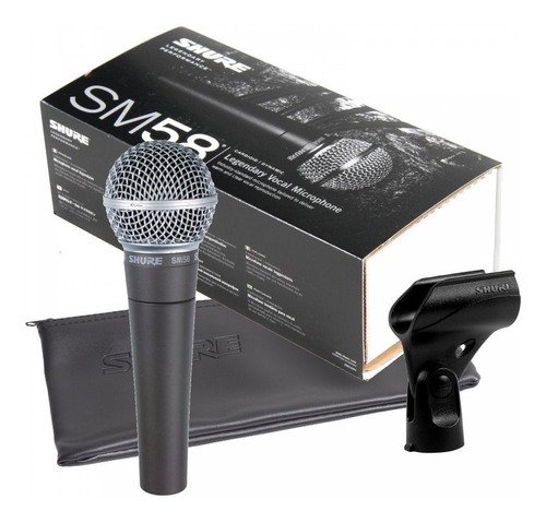 Microfone Shure Profissional Sm58-lc Cardióide Sm58 Original