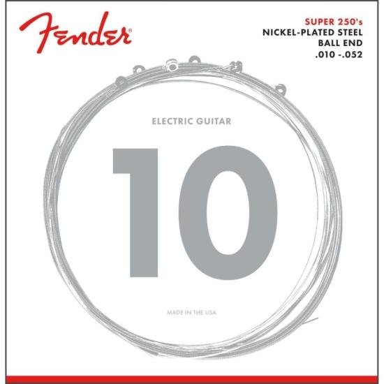 Encordoamento Fender .010 250Rh Para Guitarra Aço Niquelado
