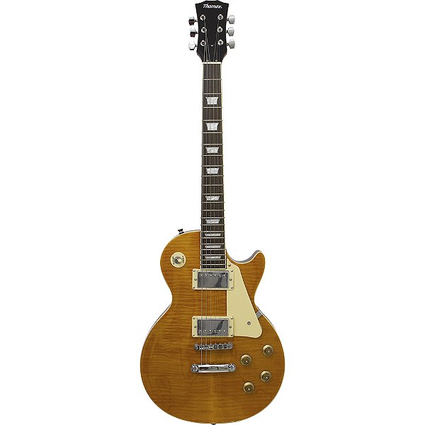Guitarra Elétrica Les Paul Lp Thomaz Teg 430 Amber