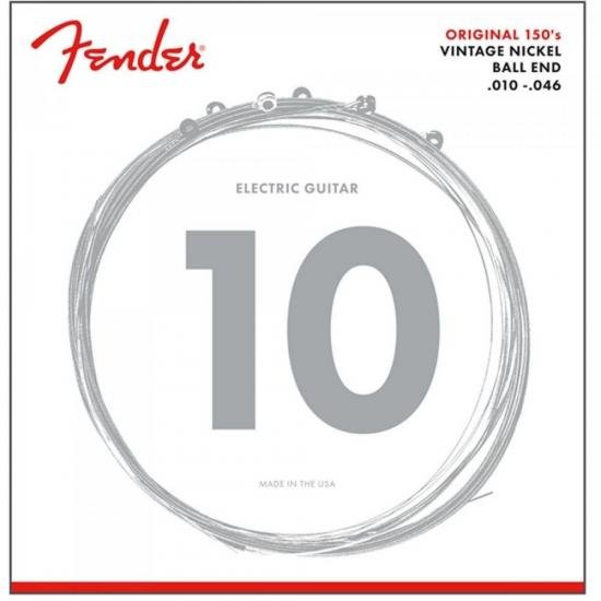 Encordoamento Fender .010 150R Para Guitarra Aço Niquelada