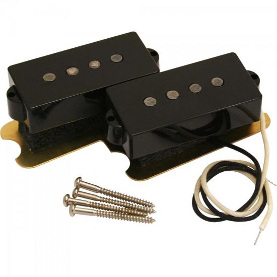 Set De Captadores Fender Original Precision Bass Para Contrabaixo Preto