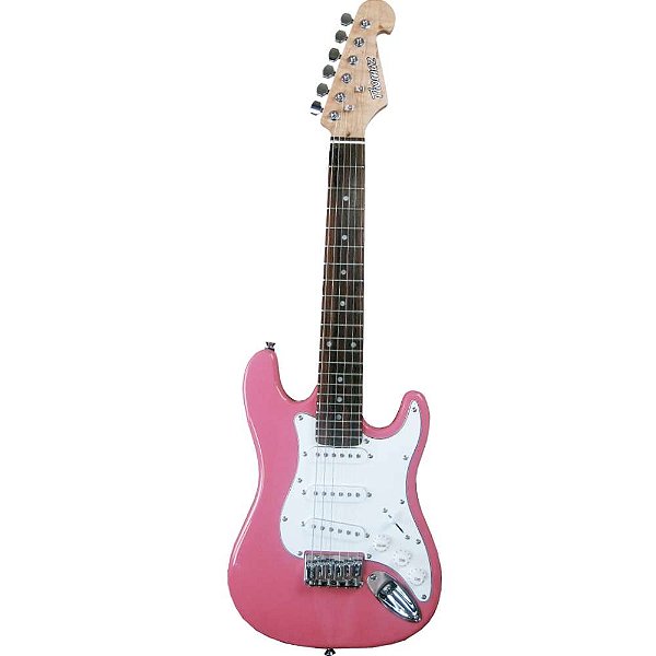 Guitarra Elétrica Kids Teg 30 Rosa Thomaz