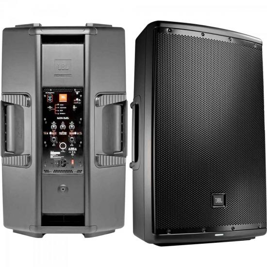 Caixa Acústica Ativa 500W EON615 Preta JBL