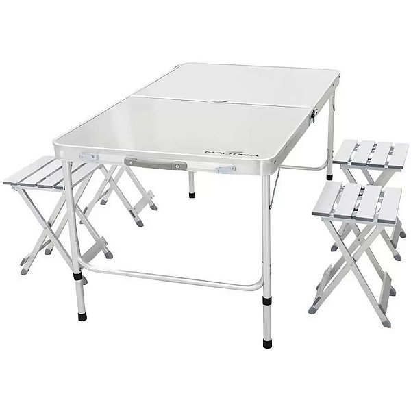 Conjunto De Mesa e Banquetas Dobrável Royal NTK Vtr288