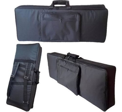 Capa Para Teclado Yamaha Psr-e443 Master Luxo Nylon Preto