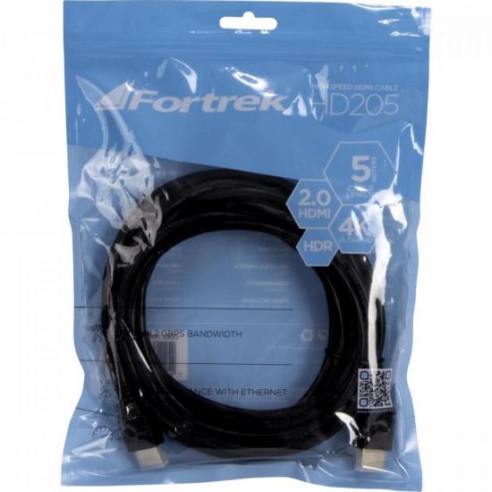 Cabo HDMI 2.0 4K 5M HD205 Fortrek