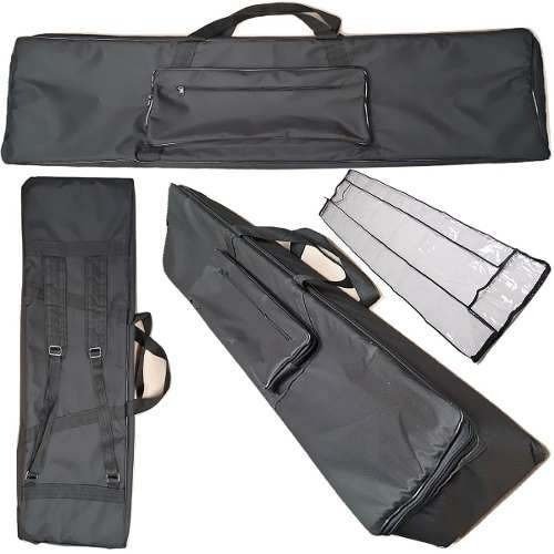Capa Bag Piano Master Luxo Yamaha P125 Preto + Cobertura