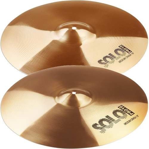 Kit Pratos Orion Medium Crash Solo Pro Sp18mc + Sp16mc