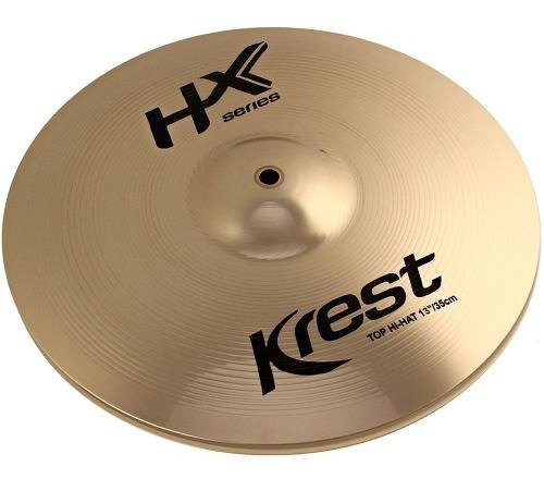 Par De Pratos Krest Chimbal 13 Pol. Hx Hi Hat Hx13hh Bronze