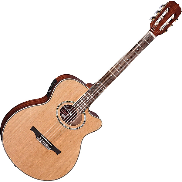 Violão Hofma Eletroacústico Nylon Ye230 Natural C/ Afinador