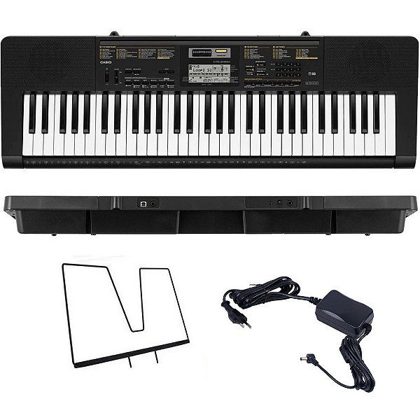 Teclado  61 Teclas Eletrônico Casio Ctk-2400 Vários Efeitos
