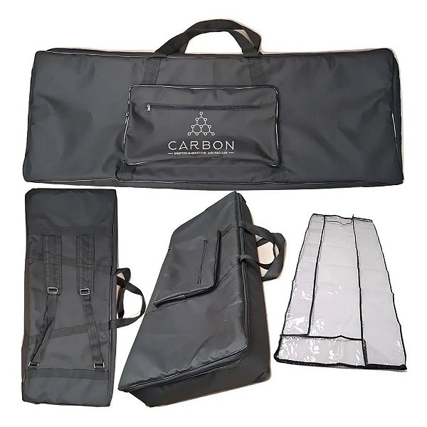 Capa Bag Teclado Casio Ctk-6200 Master Luxo Bk + Cobertura