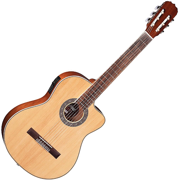 Violão Eletroacústico Nylon Eq 5 Bandas Hofma Ye225 Natural