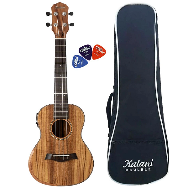 Ukulele Concert 24 Kalani Kal420 Ck Elétrico C/ Equalizador