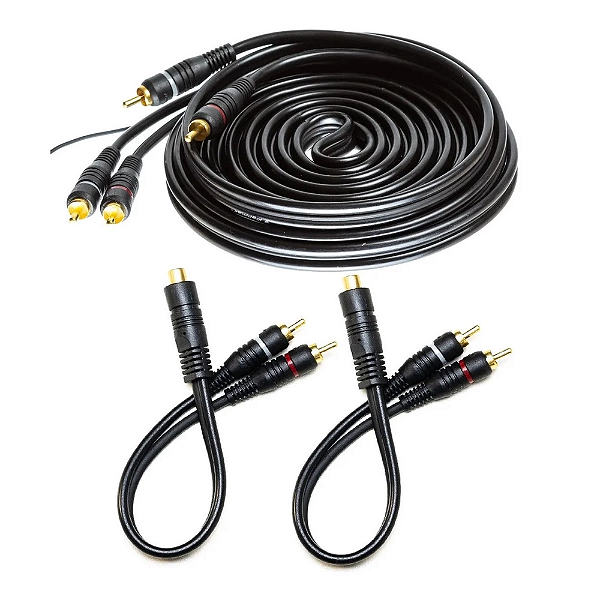 Cabo Rca 5 Metros + 2 Cabos Y 2 M + 1 F P/ Modulo Ouro