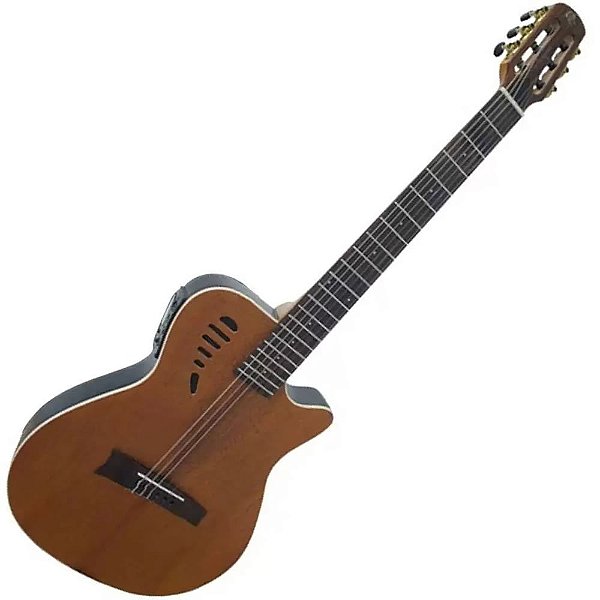 Violão Eletro-Acústico Marquês Vn-11 Flat Ativo Castanho