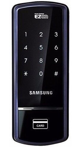 Fechadura Eletrônica Senha Cartão Shs1321 Samsung Envio 24h
