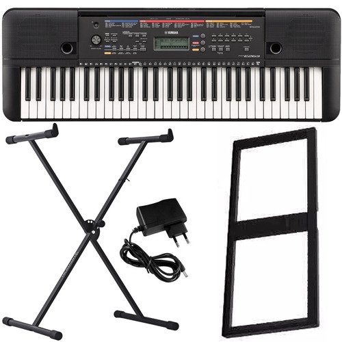 Kit Teclado 61 Teclas 385 Sons Psr-E263 Yamaha