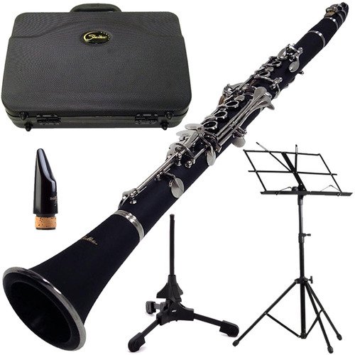 Kit Clarineta 17 Chave Bb + Case Tjs6402 Shelter O F E R T A