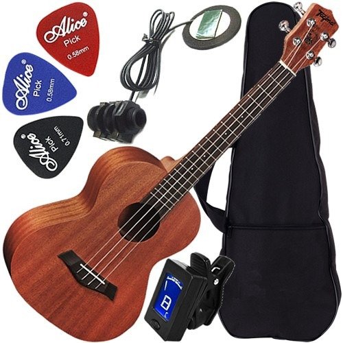 Kit Ukulele Tenor Tagima 27k Elétrico Com Captador Envio 24h