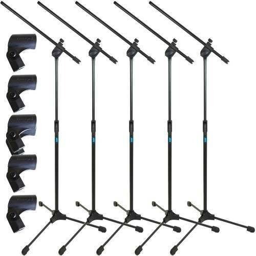 Kit 5 Pedestal Girafa De Microfone Tps Ask Com Cachimbo