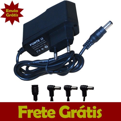 Fonte Para 3 Pedais 9vdc Bivolt Boss Behringer Landscape