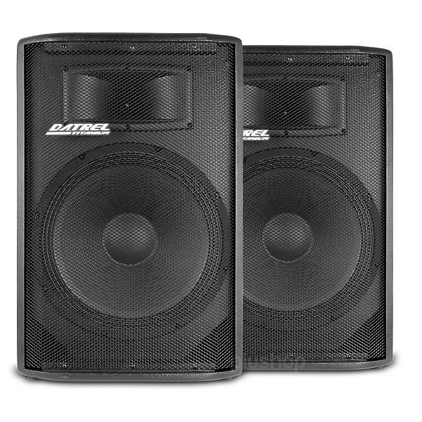 Kit Caixa De Som Ativa Usb + Passiva 600w Datrel At15-300