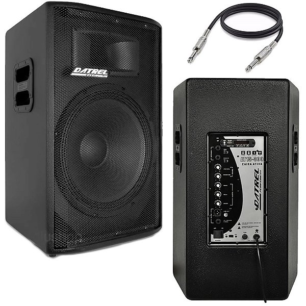 Kit Caixa Ativa Passiva Datrel Falante 15 Bluetooth Usb 600w Datrel At15-300