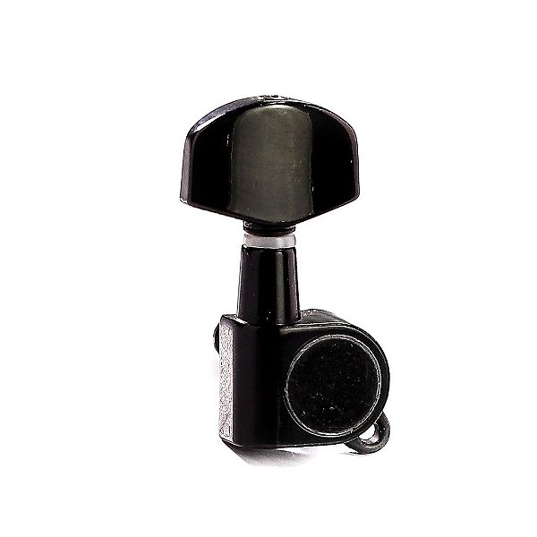 Tarraxa Para Guitarra Blindada Preta 3x3 Spirit J01-BK-R3L3