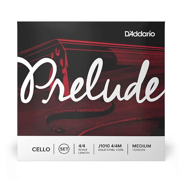 Encordoamento Violoncelo Média D Addario Prelude J1010 4/4M