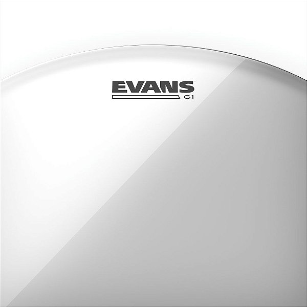 Pele Para Caixa E Tom G1 Transparente 10'' Evans TT10G1