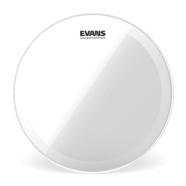 Pele Batedeira Para Bumbo 24' Evans EQ4 Transparente BD24GB4
