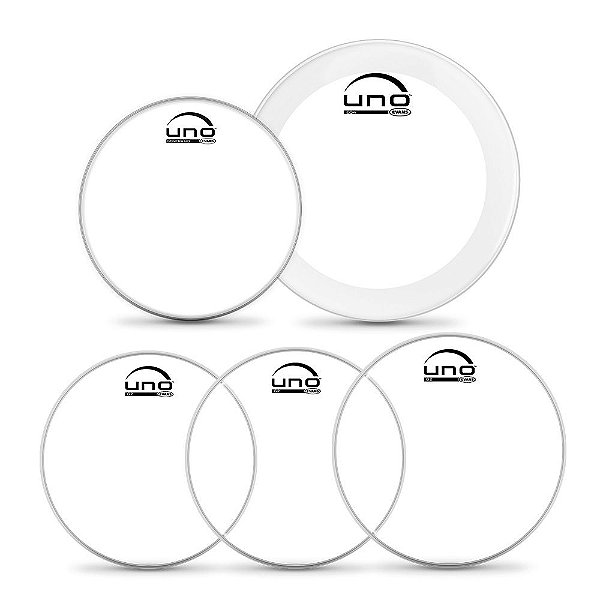 Kit de Peles G2 Clear 12/13/16/14/22'' Uno by Evans UPG2CLS22