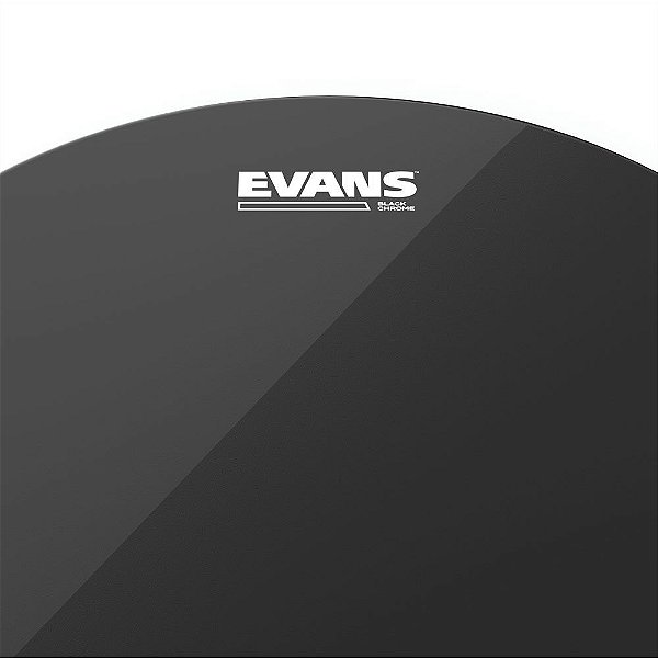 Pele Para Caixa E Tom Black Chrome 13'' Evans TT13CHR